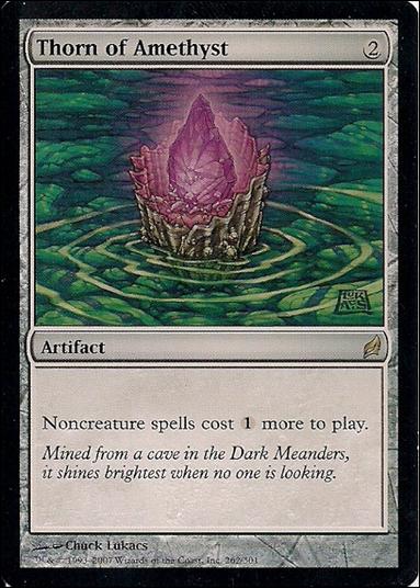 Magic the Gathering: Lorwyn (Base Set) card 262 Thorn of Amethyst
