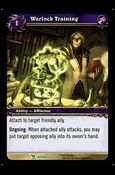 World of Warcraft: March of the Legion (Base Set) card 114 Warlock Training