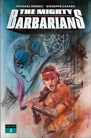 Mighty Barbarians issue 2-B Suspiria Cover