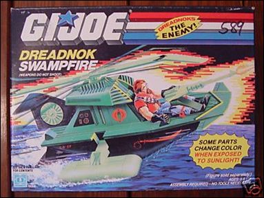 G.I. Joe: A Real American Hero 3 3/4" Basic Vehicles and Playsets figure 80 Dreadnok Swampfire