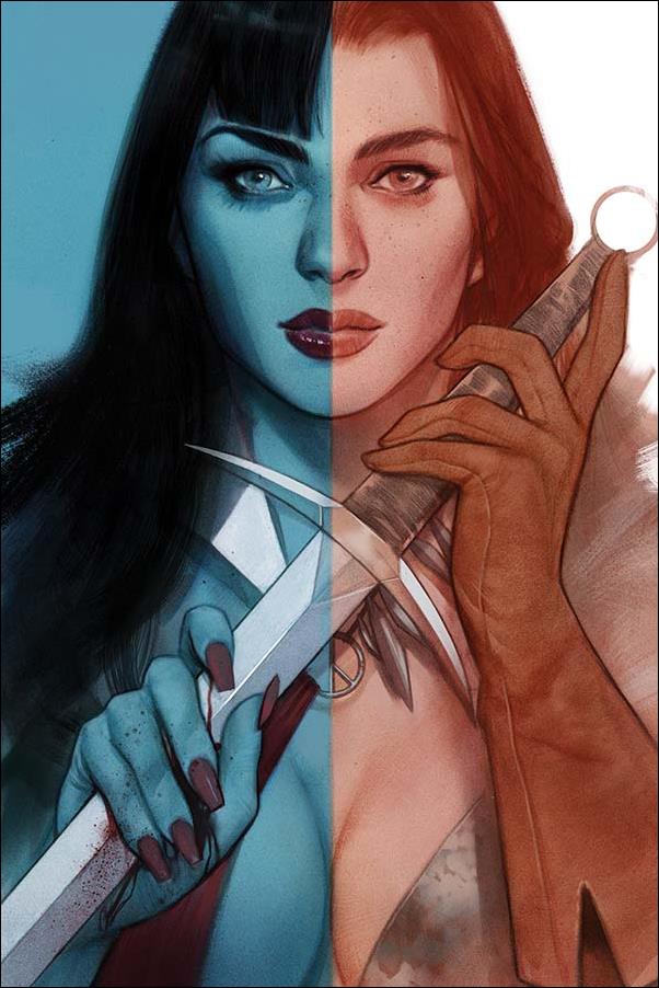Vampirella / Red Sonja issue 5-L Ben Oliver Virgin Cover