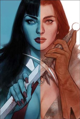 Vampirella / Red Sonja issue 5-L Ben Oliver Virgin Cover