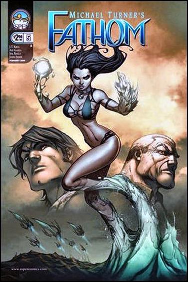 Michael Turner's Fathom (2008) issue 5 Ale Garza Cover