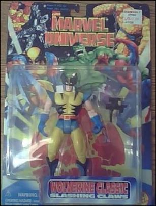 Marvel Universe (1996) figure 24 Wolverine Classic (with Slashing Claws)
