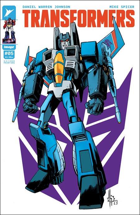 Transformers (2023) issue 5-G Jason Howard "Thundercracker" Cover (2nd Printing)