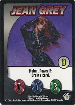 X-Men Trading Card Game (Base Set) card 123 Jean Grey