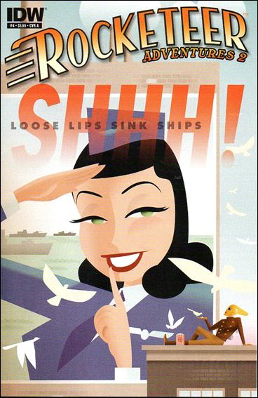 Rocketeer Adventures (2012) issue 4 Darwyn Cooke Standard Cover