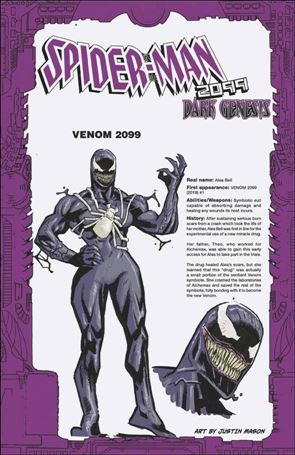 Spider-Man 2099: Dark Genesis issue 5-D Justin Mason 1:25 Cover