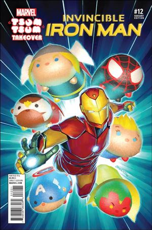 Invincible Iron Man (2015)  issue 12-B Brandon Peterson Tsum Tsum Cover