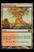 Magic the Gathering: 2012 Core Set (Base Set) card 228 Rootbound Crag
