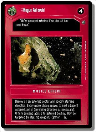 Star Wars: Dagobah Limited (Base Set) card 44 Rogue Asteroid
