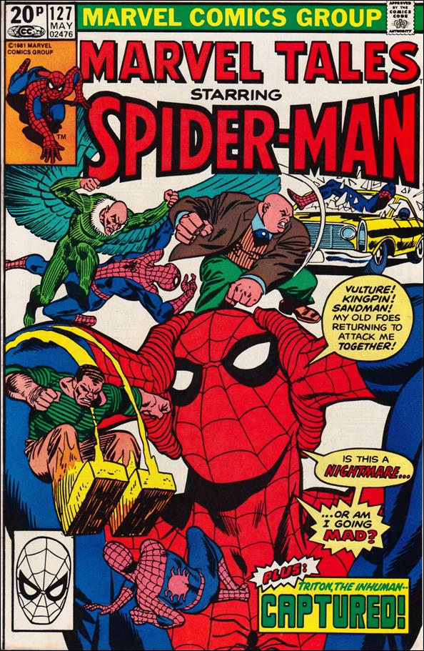 Marvel Tales (1966) issue 127-B UK Price Cover