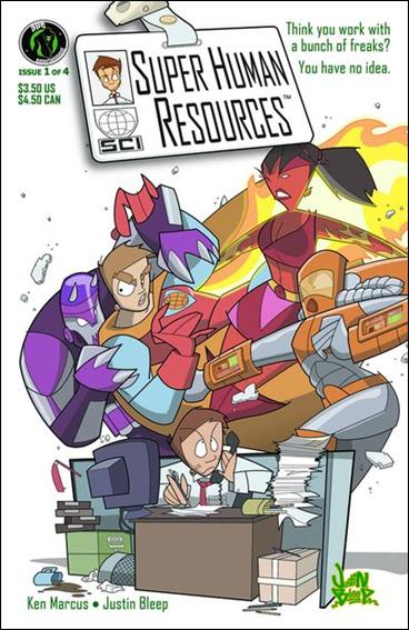 Super Human Resources (2009) issue 1 Justin Bleep Cover