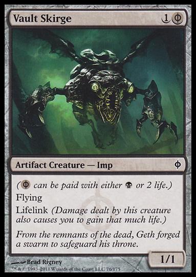 Magic the Gathering: New Phyrexia card 76 Vault Skirge