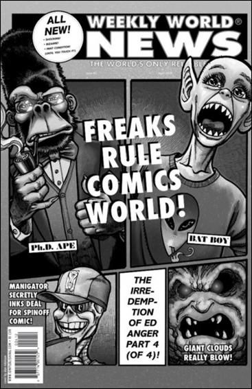 Weekly World News issue 4-C Alan Robinson Black and White Cover