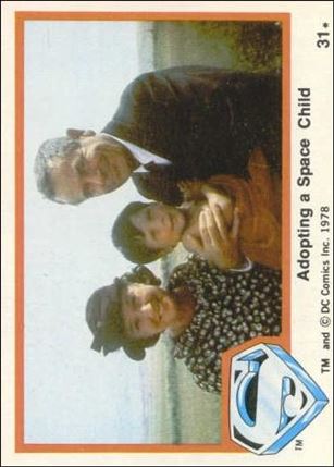 Superman (Movie) Series 1 (Base Set) card 31 Adopting a Space Child