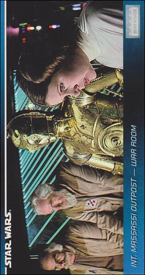 Star Wars Widevision (Base Set) card 107 Int. Massassi Outpost - War Room