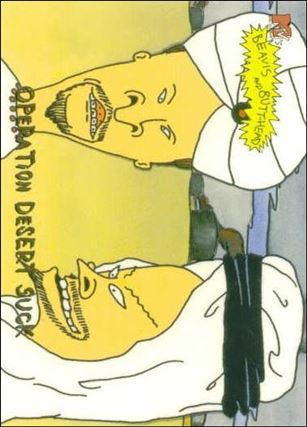 Beavis and Butt-Head (Base Set) card '6869' Operation Desert Suck