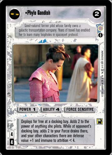 Star Wars: Coruscant Limited (Base Set) card 99 Phylo Gandish