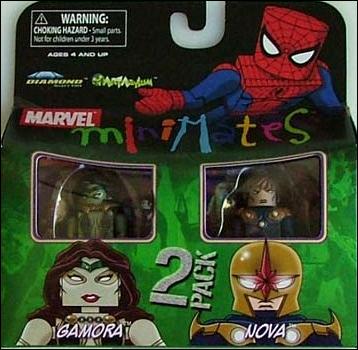 Marvel Minimates figure 65 Gamora and Nova