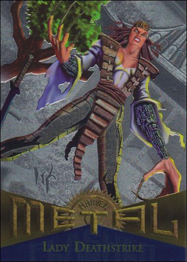 Marvel Metal (Parallel Flasher Set) card 100 Lady Deathstrike