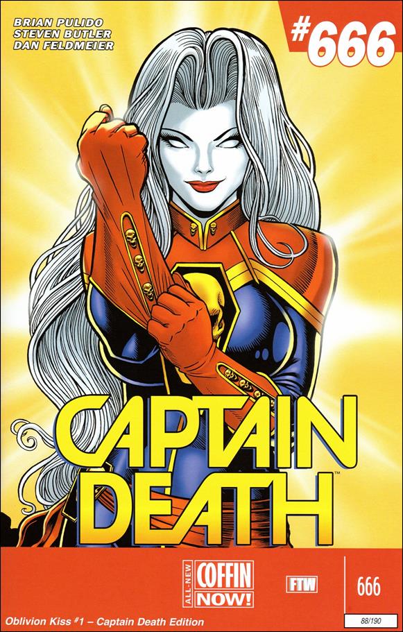 Lady Death: Oblivion Kiss (2018) issue 1-E Captain Death Edition 1/190