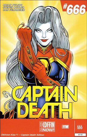 Lady Death: Oblivion Kiss (2018) issue 1-E Captain Death Edition 1/190