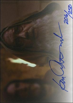 Army of Darkness (Autograph Subset) card 1-C Ian Abercrombie (1 person in back) Blue Ink 1/250