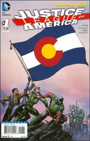 Justice League of America (2013)  issue 1-MF Colorado State Flag Cover