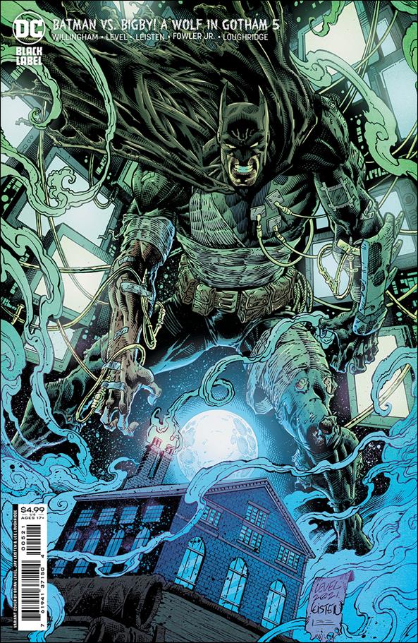 Batman vs Bigby! A Wolf in Gotham issue 5-B Brian Level Cardstock Cover