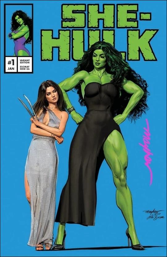 She-Hulk (2022) issue 1-N Mike Mayhew Studio Cover Signed w/COA