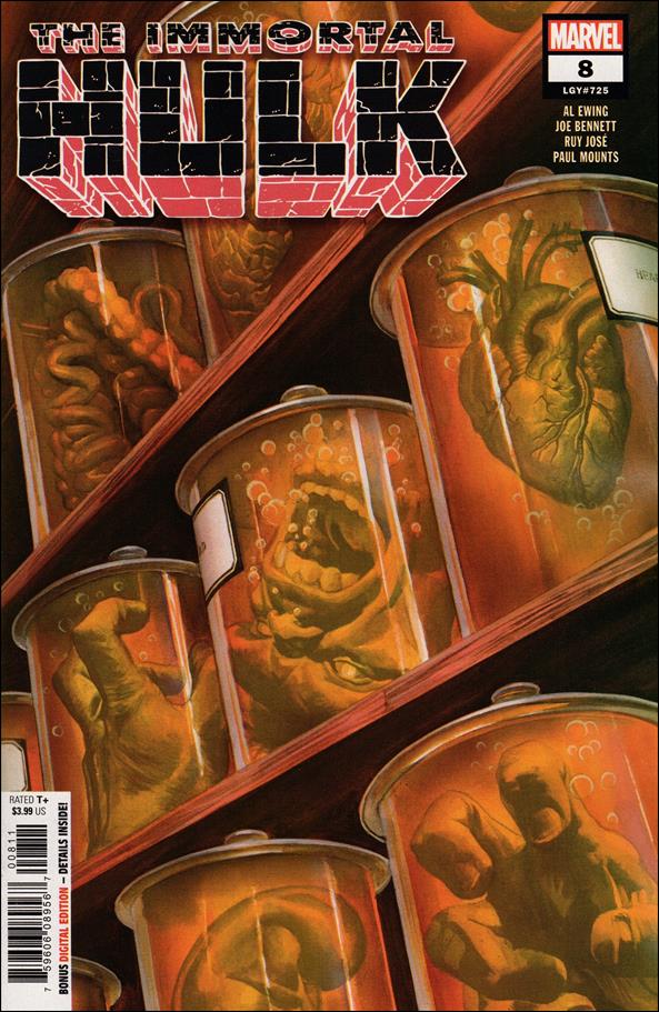 Immortal Hulk issue 8 Alex Ross Cover