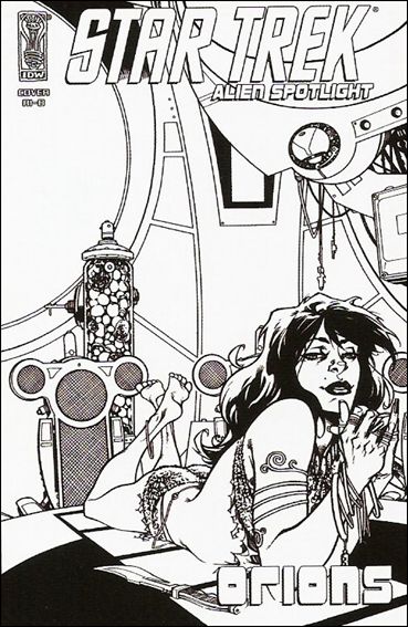 Star Trek: Alien Spotlight: Orions issue 1-D Zach Howard Black and White Cover