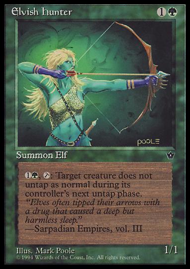 Magic the Gathering: Fallen Empires (Base Set) card 67 Elvish Hunter