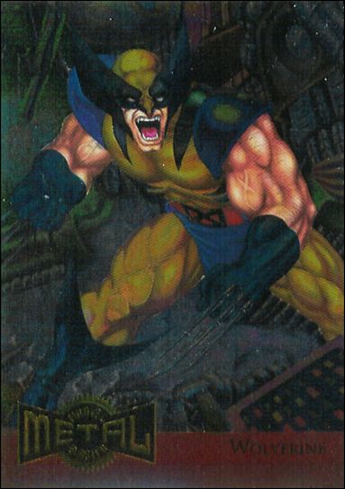 Marvel Metal (Metal Blasters Subset) card 18 Wolverine