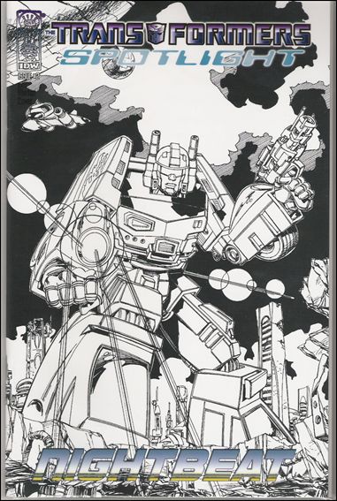 Transformers Spotlight issue 2-D Nightbeat - Mark D. Bright 2006 BotCon Cover
