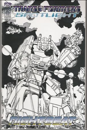 Transformers Spotlight issue 2-D Nightbeat - Mark D. Bright 2006 BotCon Cover