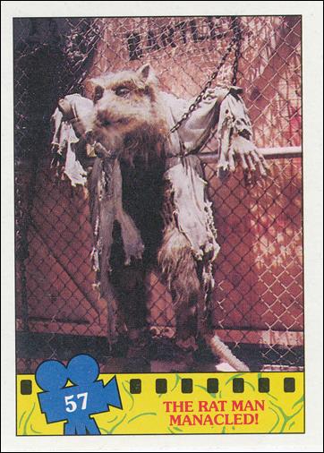 Teenage Mutant Ninja Turtles Movie (Base Set) card 57 The Rat Man Manacled!