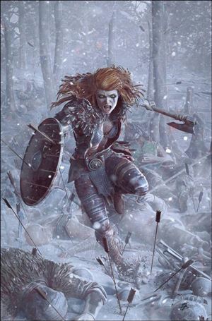 Red Sonja (2023) issue 17-J Björn Barends Virgin 1:15 Cardstock Cover