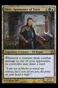Magic the Gathering: Commander (Base Set) card 196 Edric, Spymaster of Trest
