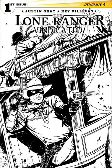 Lone Ranger: Vindicated issue 1-C Marc Laming 1:10 Black & White Cover