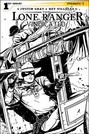 Lone Ranger: Vindicated issue 1-C Marc Laming 1:10 Black & White Cover