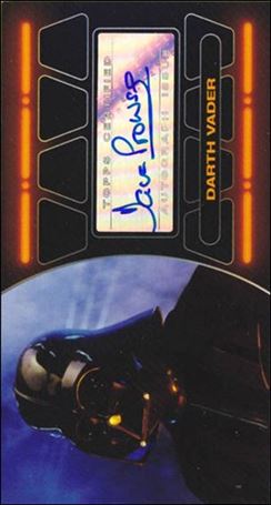 Empire Strikes Back 3D Widevision (Autograph Subset) card nn-DP David Prowse / Darth Vader