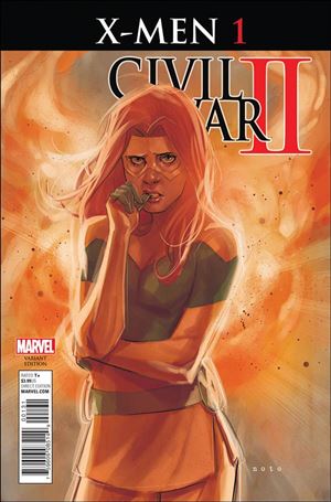 Civil War II: X-Men issue 1-C Phil Noto 1:10 Character Cover