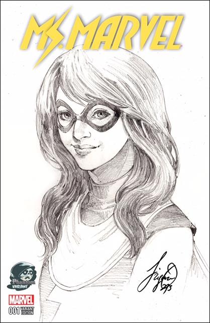 Ms. Marvel (2016) issue 1-J Siya Oum Phantom Sketch Cover