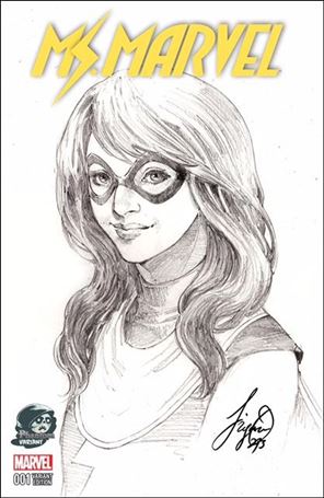 Ms. Marvel (2016) issue 1-J Siya Oum Phantom Sketch Cover