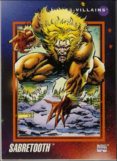 Marvel Universe: Series 3 (Base Set) card 129 Sabretooth