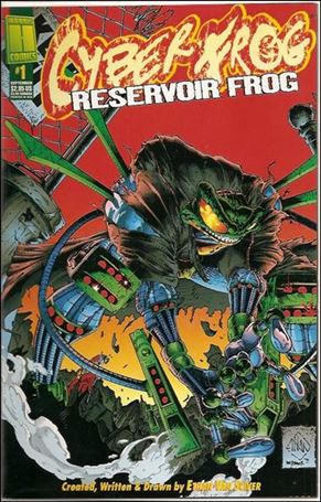 Cyberfrog: Reservoir Frog issue 1-B Red Background