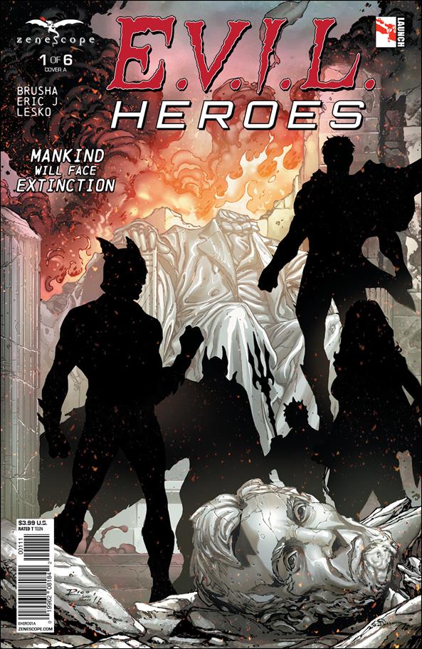 E.V.I.L. Heroes issue 1 Ian Richardson Cover