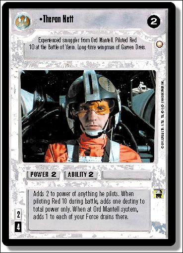 Star Wars: Special Edition Limited (Base Set) card 211 Theron Hett